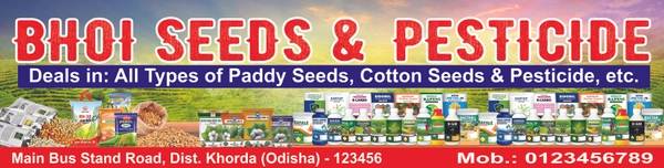 thumbnail Bhoi Seeds & Pesticide Banner PSD Template